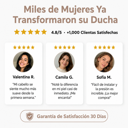Transforma tu Pelo, tu Piel y tu Ducha en Minutos