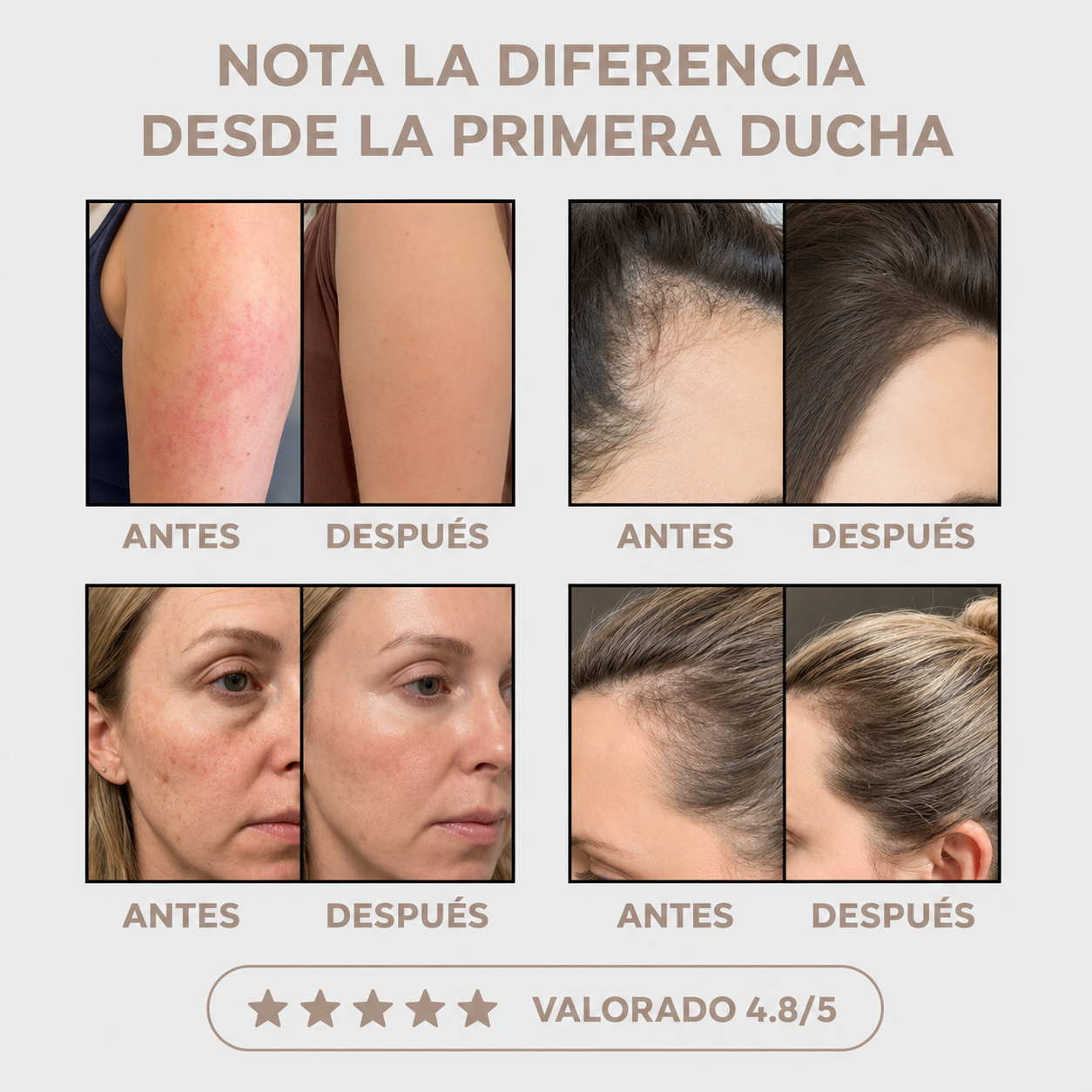 Transforma tu Pelo, tu Piel y tu Ducha en Minutos