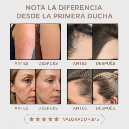 Transforma tu Pelo, tu Piel y tu Ducha en Minutos